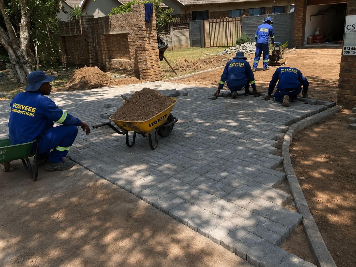 Paving and bricklaying by Voxveee Constructions